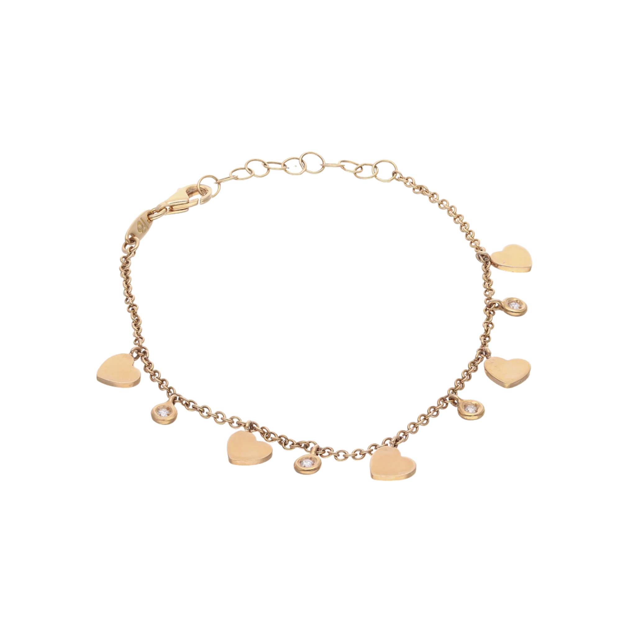 WHITE DIAMOND CHAIN BRACELET