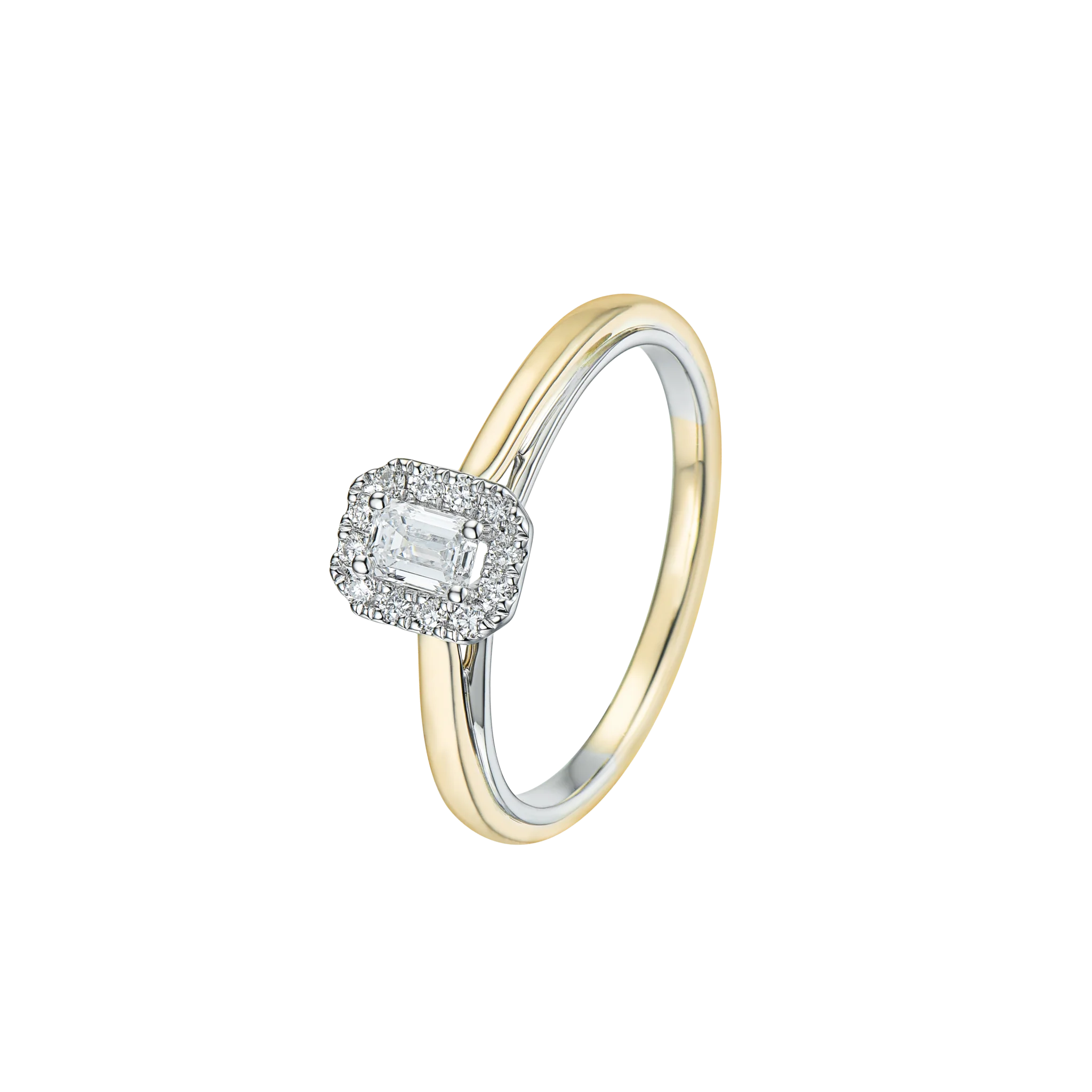 WHITE DIAMOND ENGAGEMENT RING
