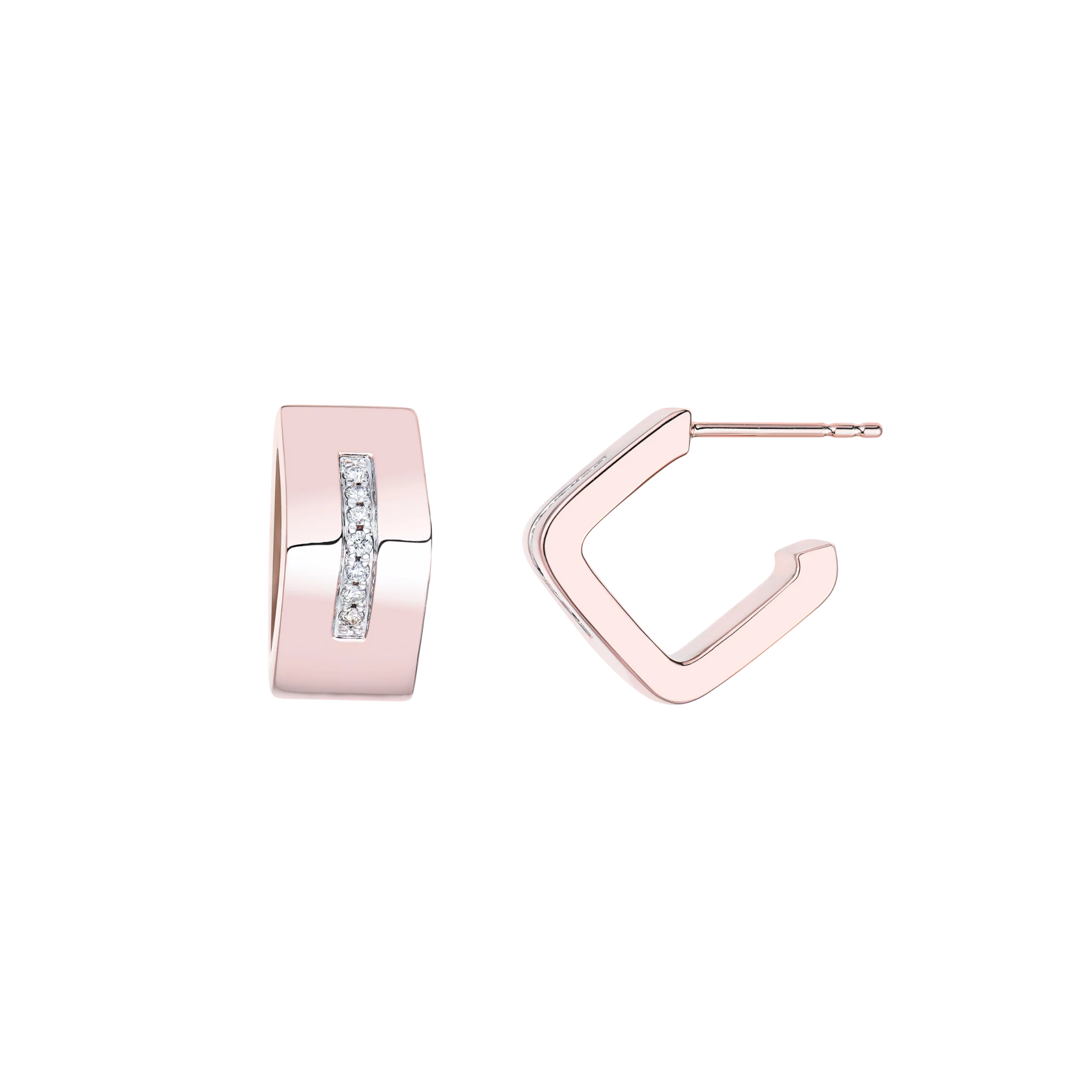 ROSE GOLD HOOP EARRINGS